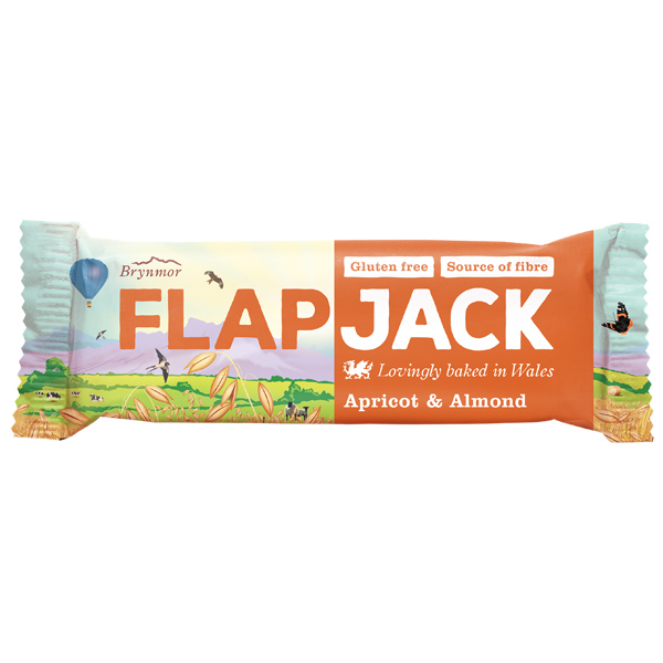 Brynmor Apricot & Almond Flapjacks - 20x80g bars