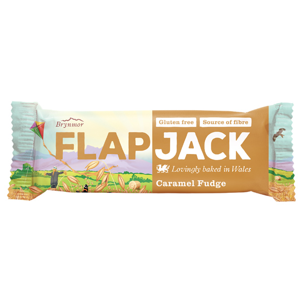 Brynmor Caramel & Fudge Flapjacks - 20x80g bars