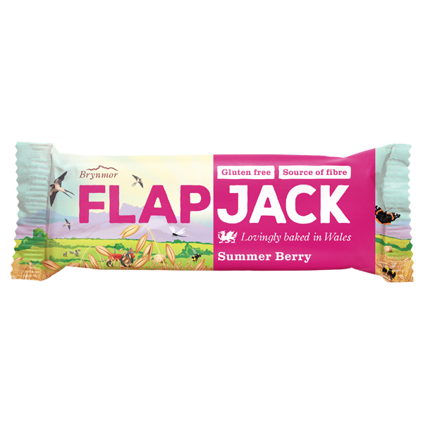 Brynmor Summer Berry Flapjacks - 20x80g bars