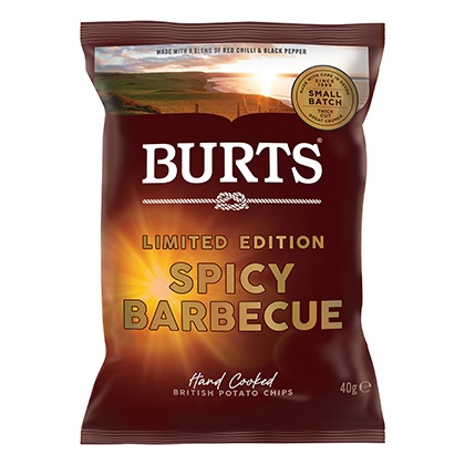 Burts Chips Spicy Barbecue - 20x40g packets