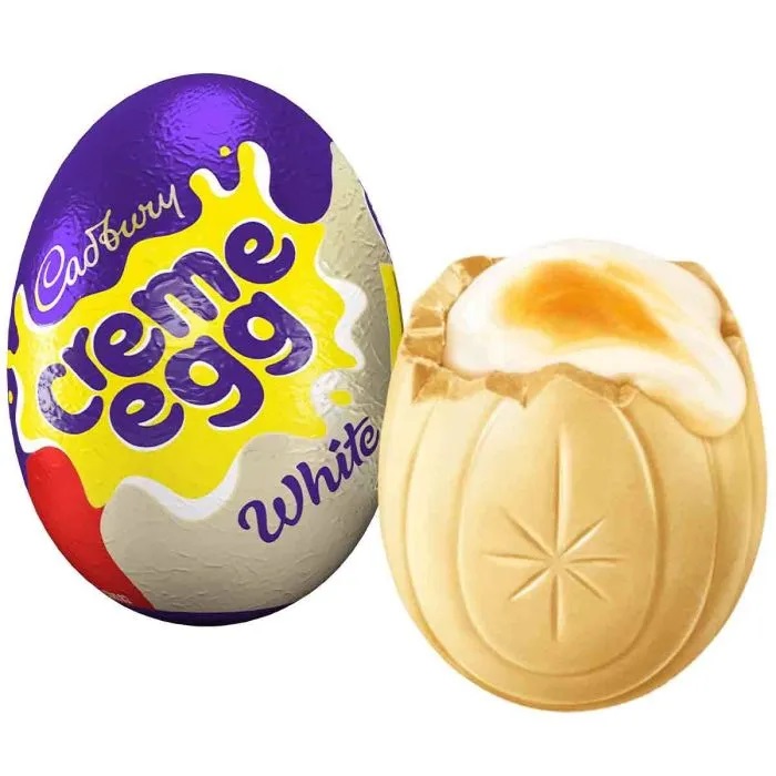 Cadbury EASTER Creme Egg WHITE Chocolate - 48x40g eggs