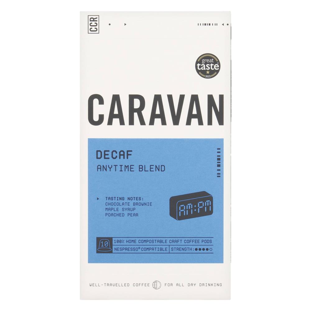 Caravan Decaffeinted - 10 capsules (Nespresso compatible)