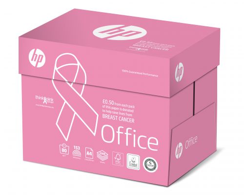 HP ''Pink Ream'' Paper [White] - Box 5 reams [500x80g]