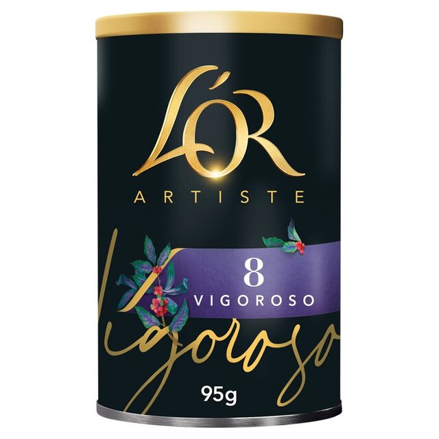 L'Or Instant Coffee Artiste 8 Vigoroso - 95g tub