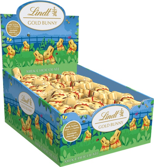 Lindt EASTER Mini Gold Bunnies - 100x10g bunnies