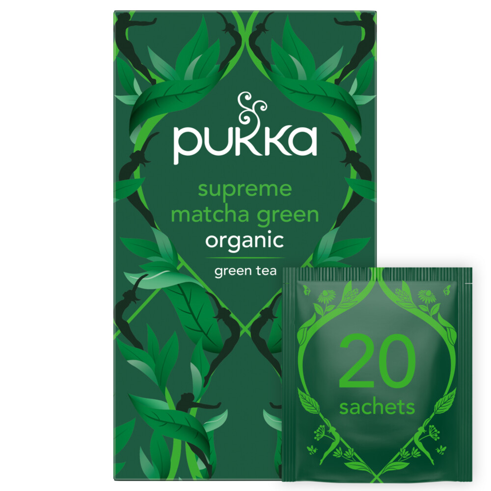 Pukka Tea Supreme Matcha Green - 20 tea bags in envelopes [ORG]