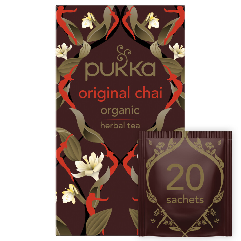 Pukka Tea Original Black Chai - 20 tea bags in envelopes [ORG]