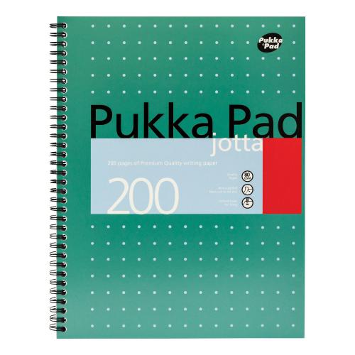 Pukka Pad Jotta Metallic Wirebound A4 - 3 notebooks