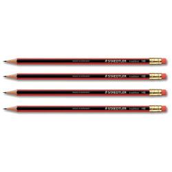 Staedtler Pencil HB Tradition 100 With Eraser - 12 pencils