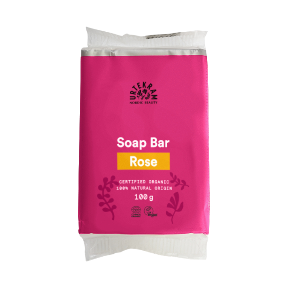 Urtekram Soap Bar Rose - 100g bar [ORG]