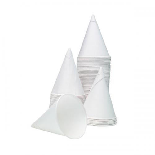 Unbranded Water Cones [White] - 5000x4oz cones